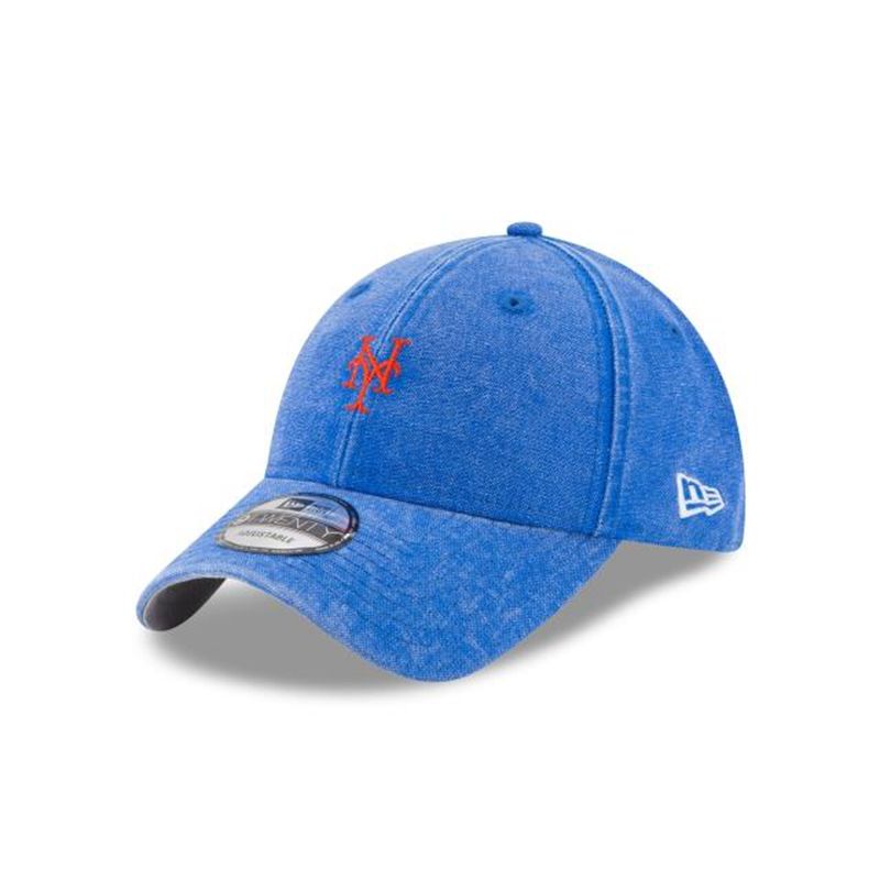 MLB New York Mets Rugged Mini 9Twenty Adjustable (PVL7821) - Blue New Era Caps